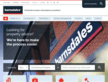 Tablet Screenshot of barnsdales.co.uk